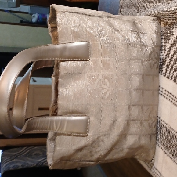 Authentic Chanel Silver Travel Line Bag - Picture 3 of 16